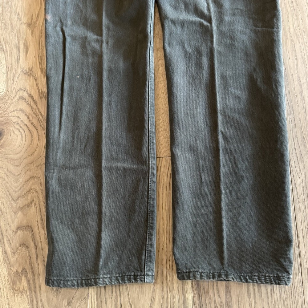 Vintage Levis 501xx Jeans Mens 34x32 Made in USA Olive Green Denim Military - Picture 12 of 15